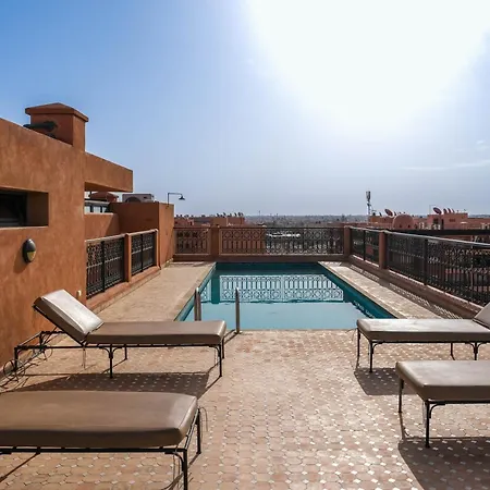 Top Appartement Gueliz 马拉喀什 外观 照片